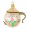 Golden Bell Collection 3.0 Inch Teacup With Flowers Christmas Tree Ornament , Czech Republic